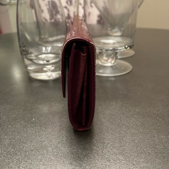 LOUIS VUITTON Vernis long dark red wallet *AUTHENTIC* - Picture 5 of 10